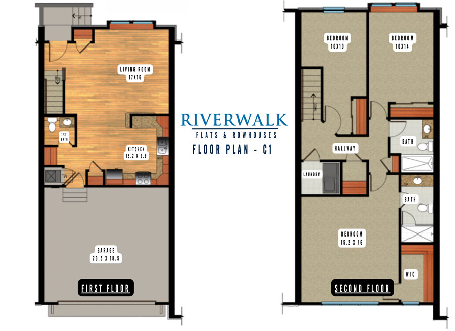 C1 3D Floor plan rendering