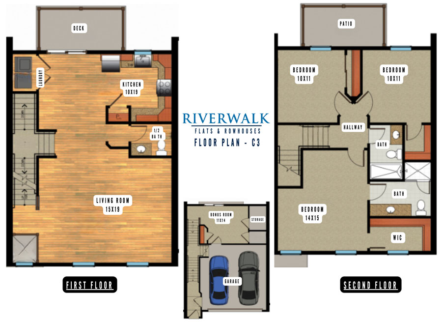 C3 3D Floor plan rendering