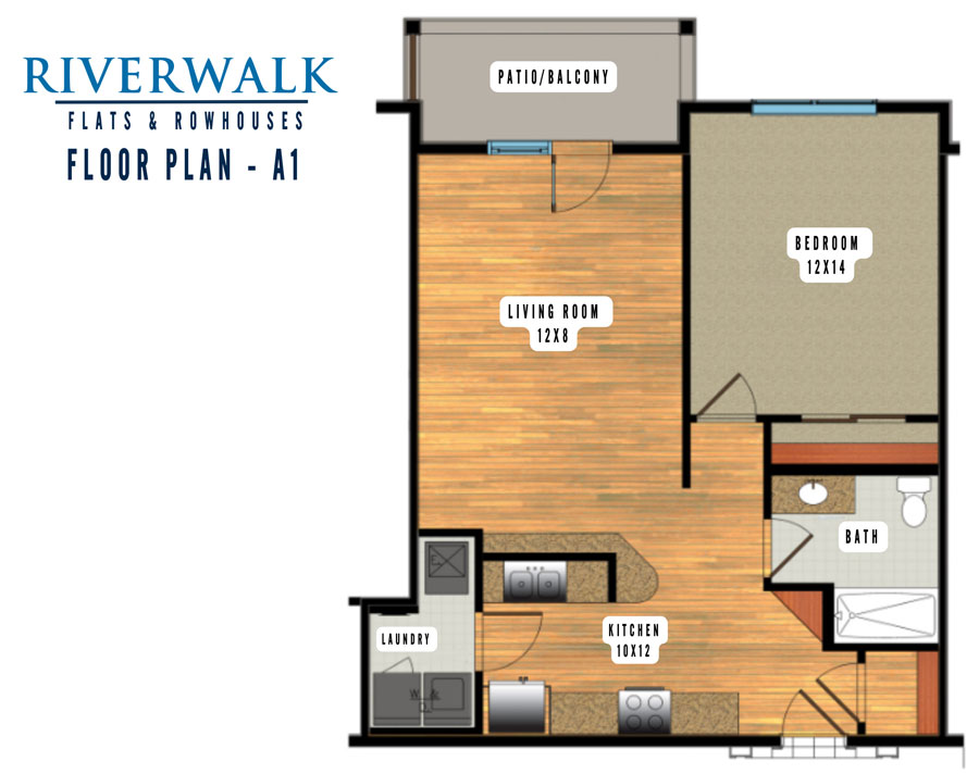 A1 3D Floor plan rendering