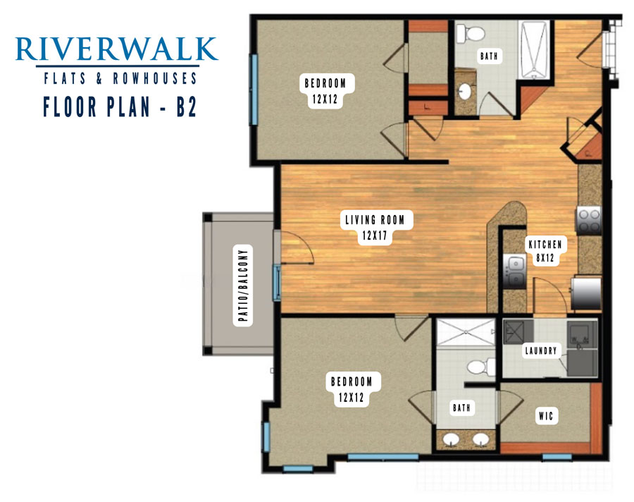 B2 3D Floor plan rendering