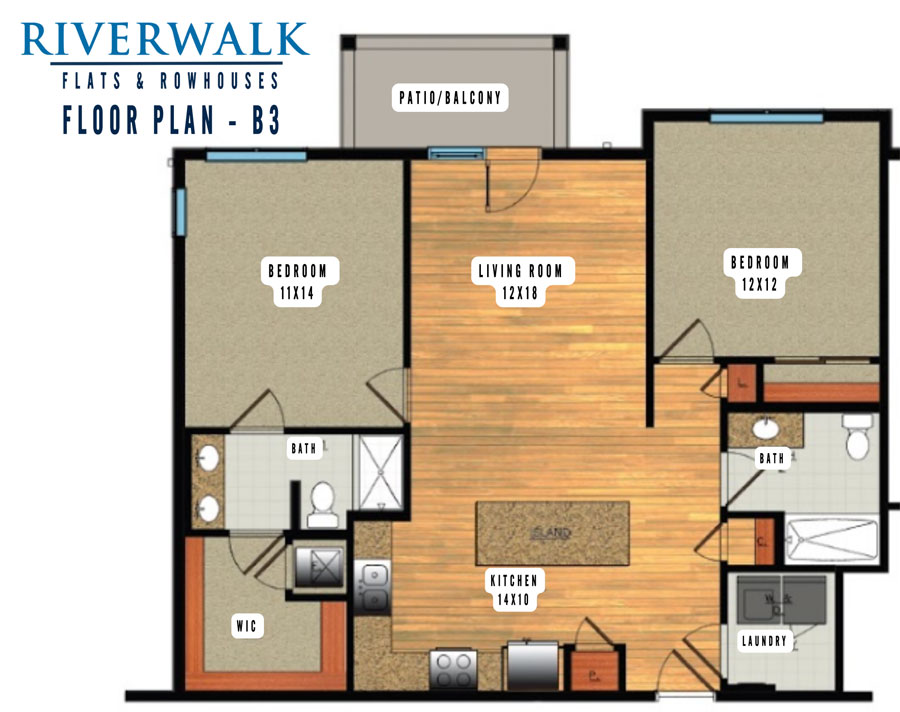 B3 3D Floor plan rendering