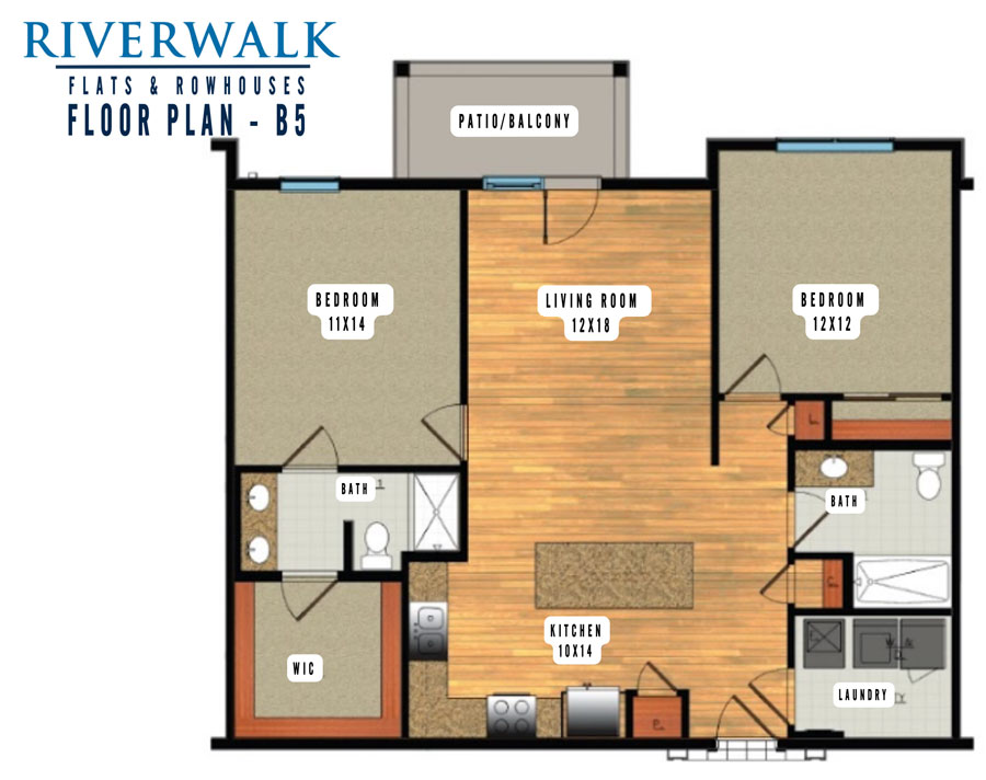 B5 3D Floor plan rendering