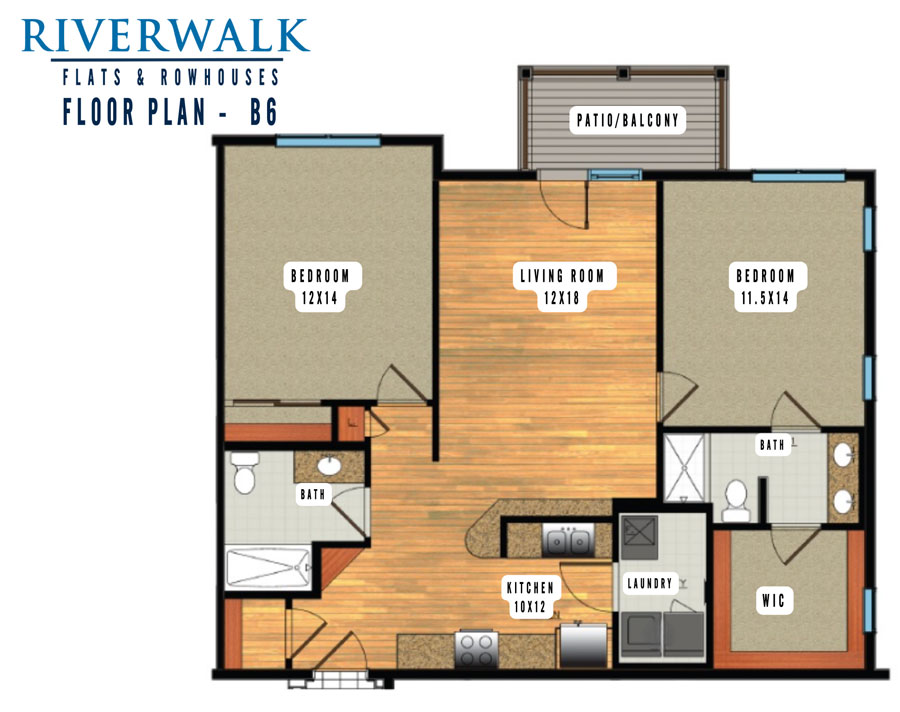 B6 3D Floor plan rendering